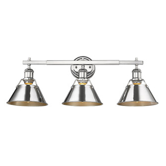 Yep by Golden Lighting Orwell 3-light Vanity in Chrome (36|3306-BA3 CH-CH)
