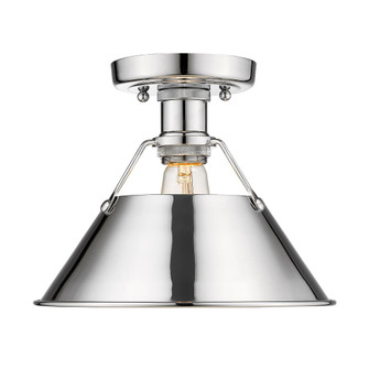 Yep by Golden Lighting Orwell 1-light Flush Mount in Chrome (36|3306-FM CH-CH)