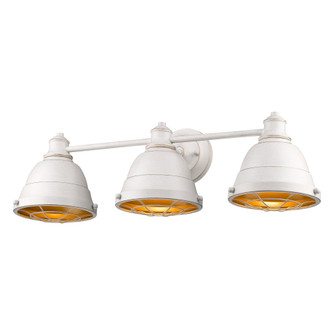 Golden Lighting Bartlett 3-light Vanity in French White (36|7312-BA3 FW)