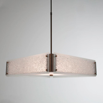 Textured Glass Chandelier-23 (1289|CHB0044-23-FB-FS-001-E2)