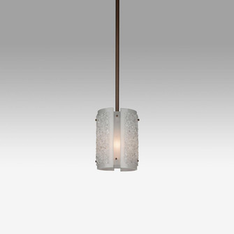 Textured Glass Pendant-Rod Suspended-08 (1289|LAB0044-08-BS-FR-001-E2)