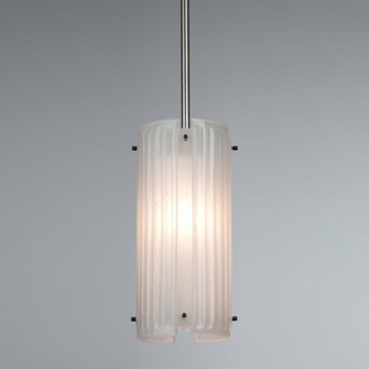 Textured Glass Pendant-Rod Suspended-12 (1289|LAB0044-12-BS-FR-001-E2)