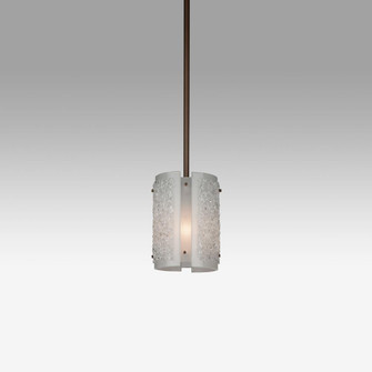 Textured Glass Pendant-Rod Suspended-08 (1289|LAB0044-08-BS-FS-001-E2)