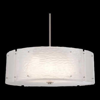 Textured Glass Drum - 30-Inch (1289|CHB0044-30-BS-FG-001-E2)