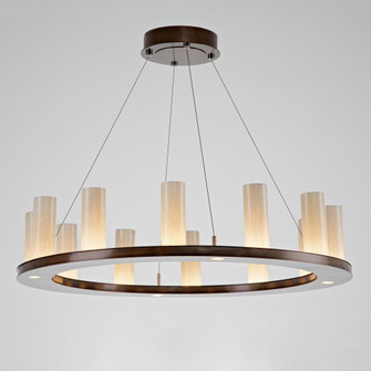 Corona Ring Chandelier-0D 34'' (1289|CHB0033-0D-SN-FS-CA1-L1)