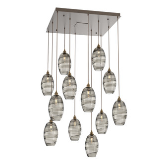 Ellisse Square 12pc Multi-Pendant (1289|CHB0035-12-FB-OS-C01-E2)