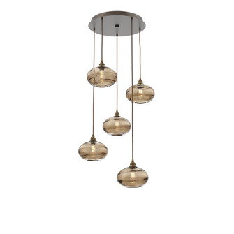 Coppa Round 5pc Multi-Pendant (1289|CHB0036-05-FB-OB-C01-E2)