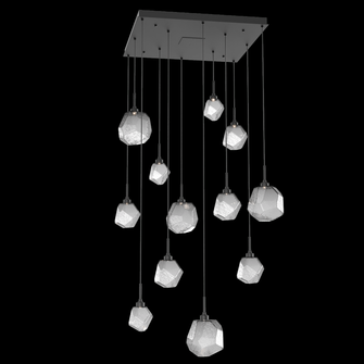 Gem Square 12pc Multi-Pendant (1289|CHB0039-12-MB-S-C01-L1)