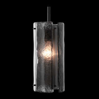 Textured Glass Pendant - 8-Inch (1289|LAB0044-08-FB-BG-001-E2)