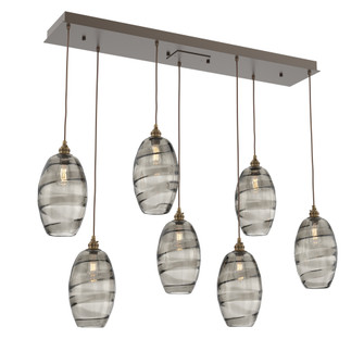 Ellisse Linear 7pc Multi-Pendant (1289|PLB0035-07-FB-OS-C01-E2)