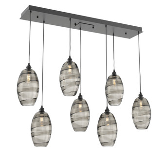 Ellisse Linear 7pc Multi-Pendant (1289|PLB0035-07-MB-OS-C01-E2)
