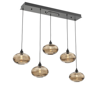 Coppa Linear 5pc Multi-Pendant (1289|PLB0036-05-MB-OB-C01-E2)