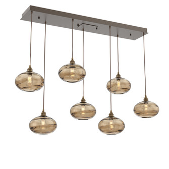 Coppa Linear 7pc Multi-Pendant (1289|PLB0036-07-FB-OB-C01-E2)