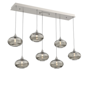 Coppa Linear 7pc Multi-Pendant (1289|PLB0036-07-BS-OS-C01-E2)