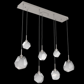 Gem Linear 7pc Multi-Pendant (1289|PLB0039-07-BS-S-C01-L1)
