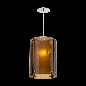 Textured Glass Large Pendant (1289|LAB0044-16-BS-BG-001-E2)