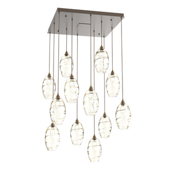 Ellisse Square 12pc Multi-Pendant (1289|CHB0035-12-FB-OA-C01-E2)