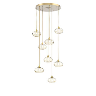 Coppa Round 8pc Multi-Pendant (1289|CHB0036-08-GB-OA-C01-E2)