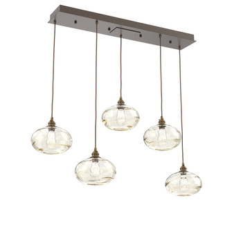 Coppa Linear 5pc Multi-Pendant (1289|PLB0036-05-FB-OA-C01-E2)