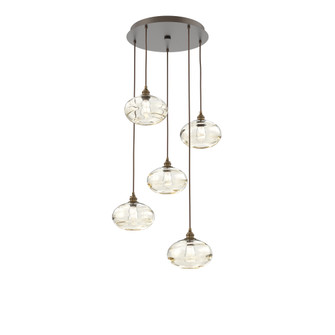 Coppa Round 5pc Multi-Pendant (1289|CHB0036-05-FB-OA-C01-E2)