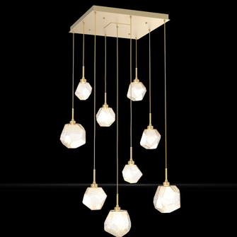 Gem Square 9pc Multi-Pendant (1289|CHB0039-09-GB-A-C01-L1)