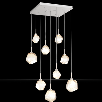 Gem Square 9pc Multi-Pendant (1289|CHB0039-09-BS-A-C01-L1)