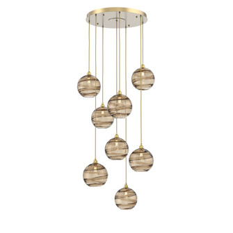 Terra Round 8pc Multi-Pendant (1289|CHB0047-08-GB-OB-C01-E2)
