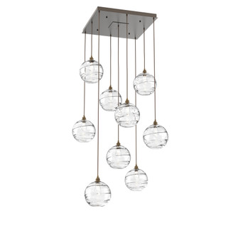 Terra Square 9pc Multi-Pendant (1289|CHB0047-09-FB-OC-C01-E2)