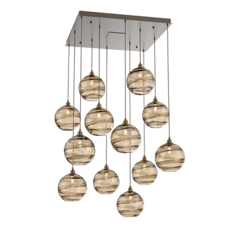 Terra Square 12pc Multi-Pendant (1289|CHB0047-12-FB-OB-C01-E2)