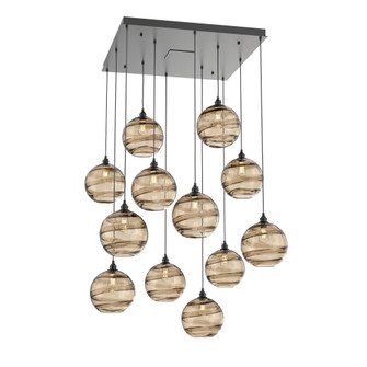 Terra Square 12pc Multi-Pendant (1289|CHB0047-12-MB-OB-C01-E2)