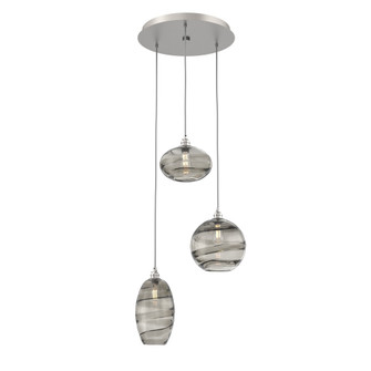 Misto Round 3pc Multi-Pendant (1289|CHB0048-03-BS-OS-C01-E2)