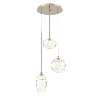 Misto Round 3pc Multi-Pendant (1289|CHB0048-03-GB-OA-C01-E2)