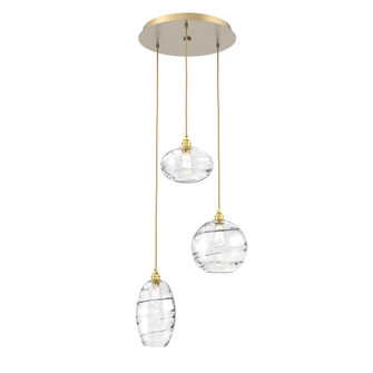 Misto Round 3pc Multi-Pendant (1289|CHB0048-03-GB-OC-C01-E2)