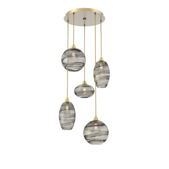 Misto Round 5pc Multi-Pendant (1289|CHB0048-05-GB-OS-C01-E2)