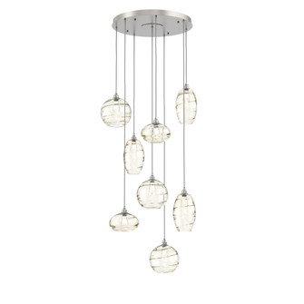 Misto Round 8pc Multi-Pendant (1289|CHB0048-08-BS-OA-C01-E2)