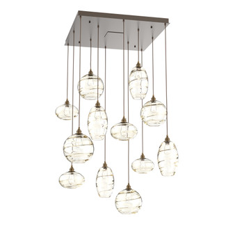 Misto Square 12pc Multi-Pendant (1289|CHB0048-12-FB-OA-C01-E2)