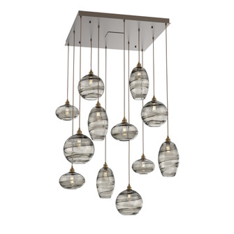 Misto Square 12pc Multi-Pendant (1289|CHB0048-12-FB-OS-C01-E2)