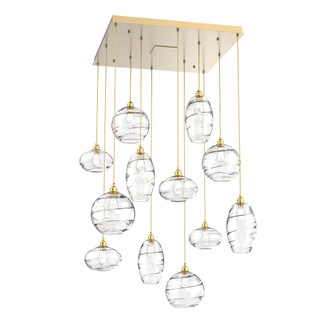 Misto Square 12pc Multi-Pendant (1289|CHB0048-12-GB-OC-C01-E2)