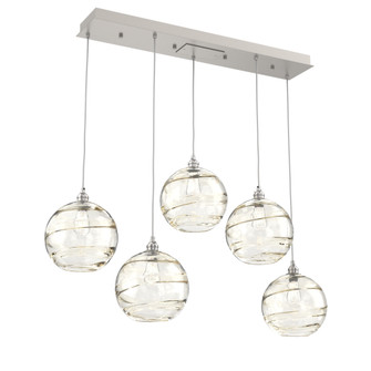 Terra Linear 5pc Multi-Pendant (1289|PLB0047-05-BS-OA-C01-E2)