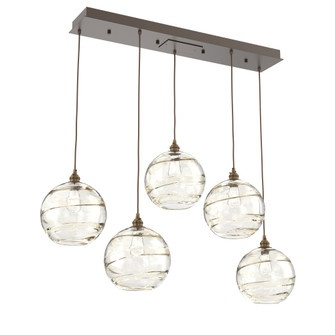 Terra Linear 5pc Multi-Pendant (1289|PLB0047-05-FB-OA-C01-E2)