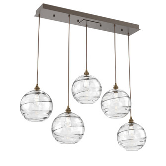 Terra Linear 5pc Multi-Pendant (1289|PLB0047-05-FB-OC-C01-E2)