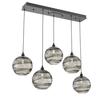 Terra Linear 5pc Multi-Pendant (1289|PLB0047-05-MB-OS-C01-E2)
