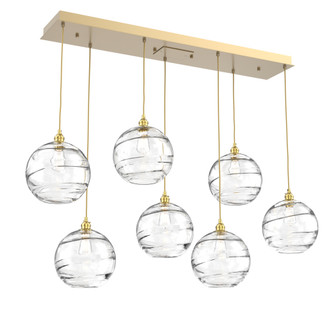 Terra Linear 7pc Multi-Pendant (1289|PLB0047-07-GB-OC-C01-E2)
