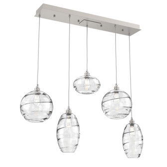 Misto Linear 5pc Multi-Pendant (1289|PLB0048-05-BS-OC-C01-E2)