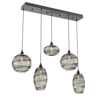 Misto Linear 5pc Multi-Pendant (1289|PLB0048-05-MB-OS-C01-E2)