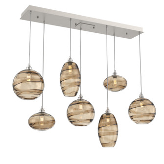Misto Linear 7pc Multi-Pendant (1289|PLB0048-07-BS-OB-C01-E2)