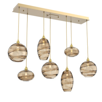 Misto Linear 7pc Multi-Pendant (1289|PLB0048-07-GB-OB-C01-E2)
