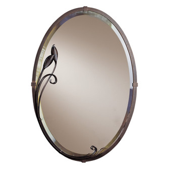 Beveled Oval Mirror with Leaf (65|710014-05)