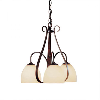 Sweeping Taper 3 Arm Chandelier (65|101441-SKT-05-GG0001)