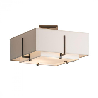 Exos Square Small Double Shade Semi-Flush (65|126507-SKT-07-SF1205-SE1605)